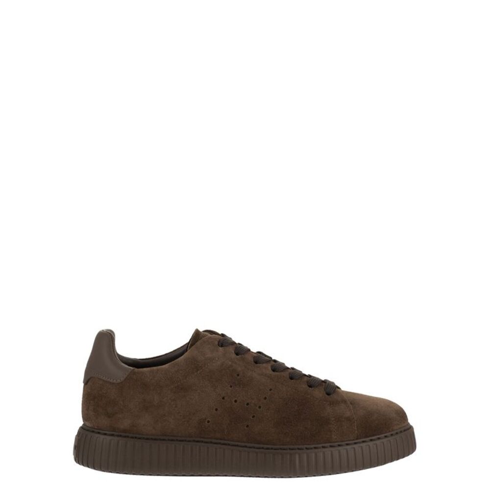 Hogan Men H-Stripes - Suede And Leather Trainers
